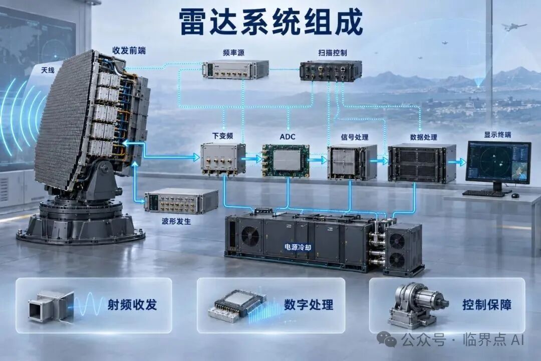 完整雷达系统组成框图