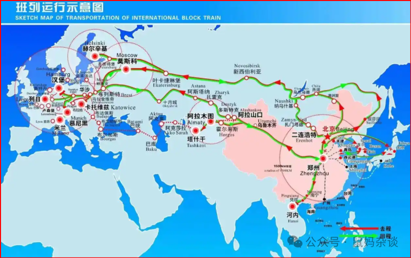 中欧班列运行图
