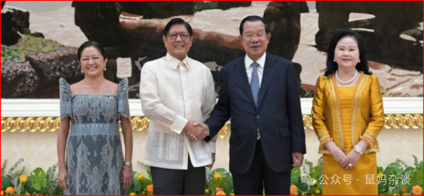 马科斯访问柬埔寨