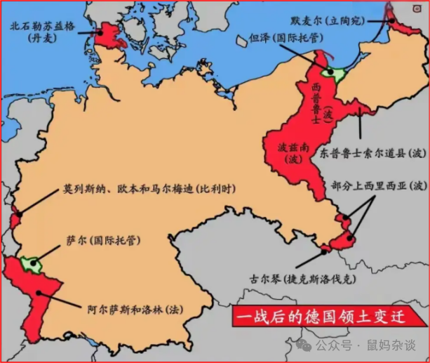 一战德国失去的土地