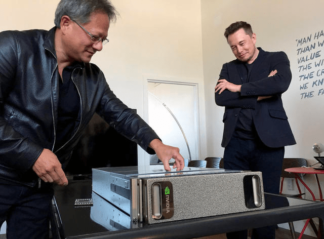 Jensen Huang delivered AI computer to Elon Musk and OpenAI | Fortune