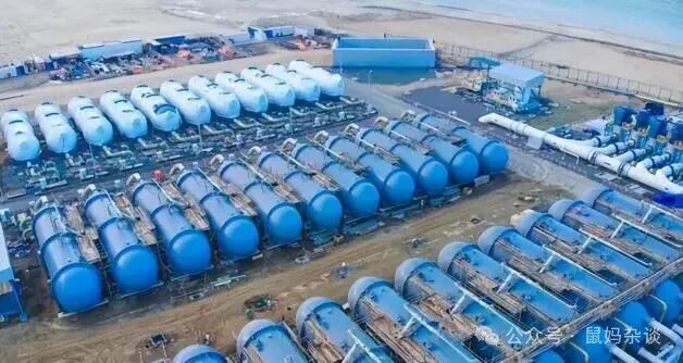 中国建设的沙特最大海水淡化厂